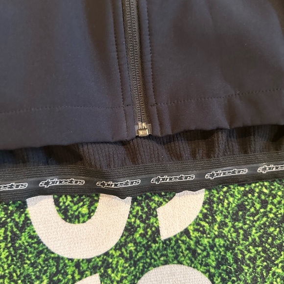 Alpinestars Tech Layer Jacket Black mens size 2XL Black Motorcross - Picture 3 of 5